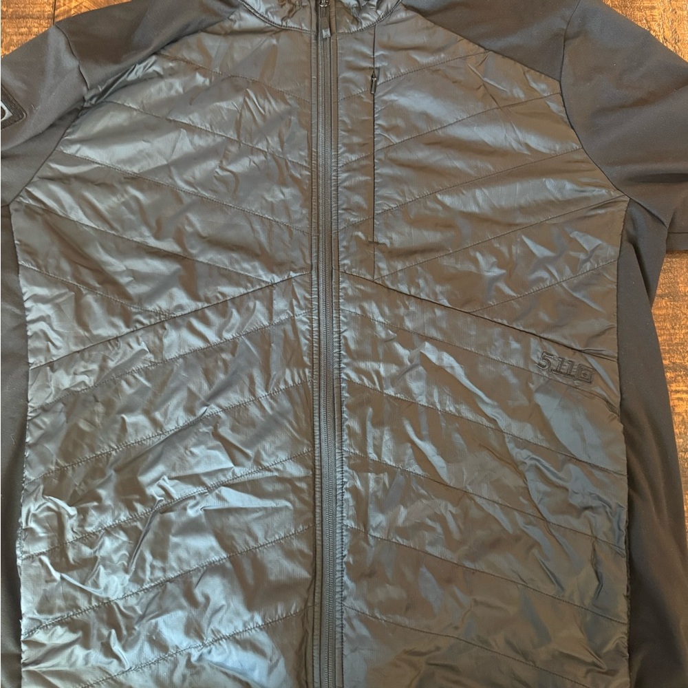 5.11 Tactical Black Puffer Jacket Lightweight Quilted Design